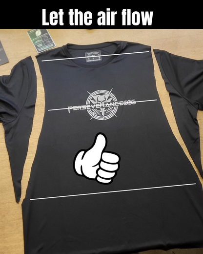 Men Tee Shirt - Gray Metal Powered