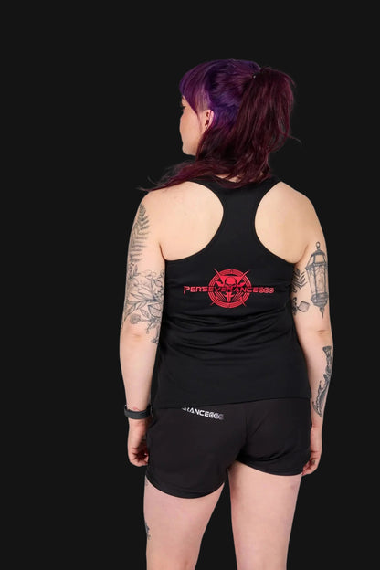 Woman Tanktop - 666 Devils Red PERSEVERANCE666 SPORTSWEAR