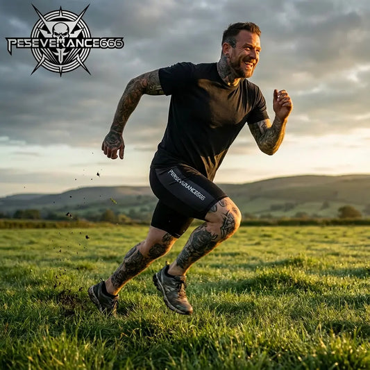 Men PV666 - Men Slim Fit Shorts USA PERSEVERANCE666 SPORTSWEAR