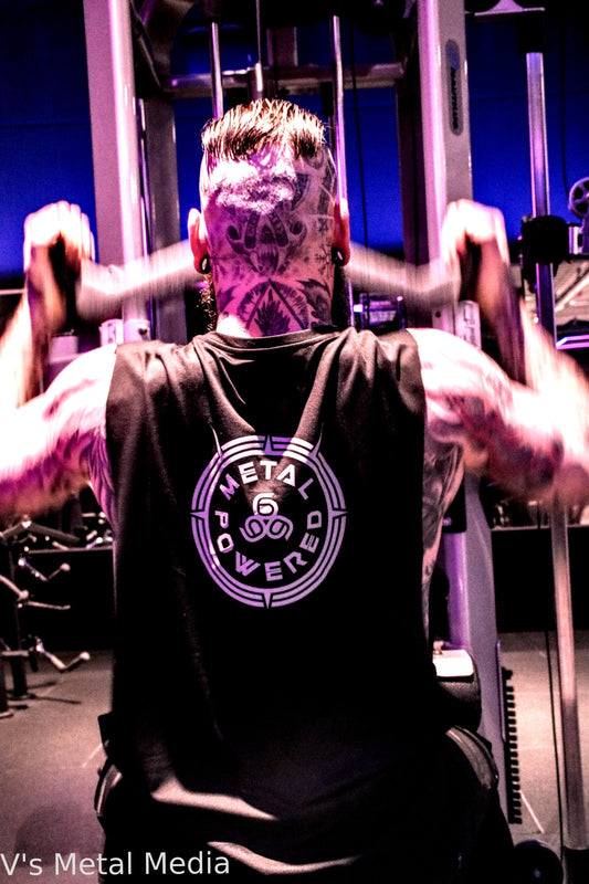 Men Black Shirt - Metal Powered Shirt USA